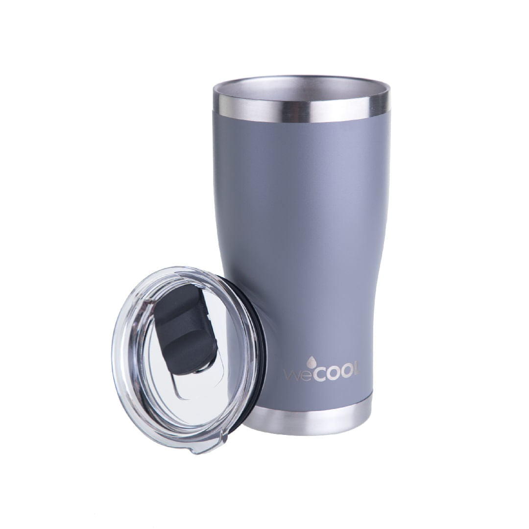 VASO DE ACERO INOXIDABLE GRIS 590 ML