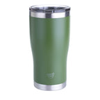 VASO DE ACERO INOXIDABLE VERDE 590 ML