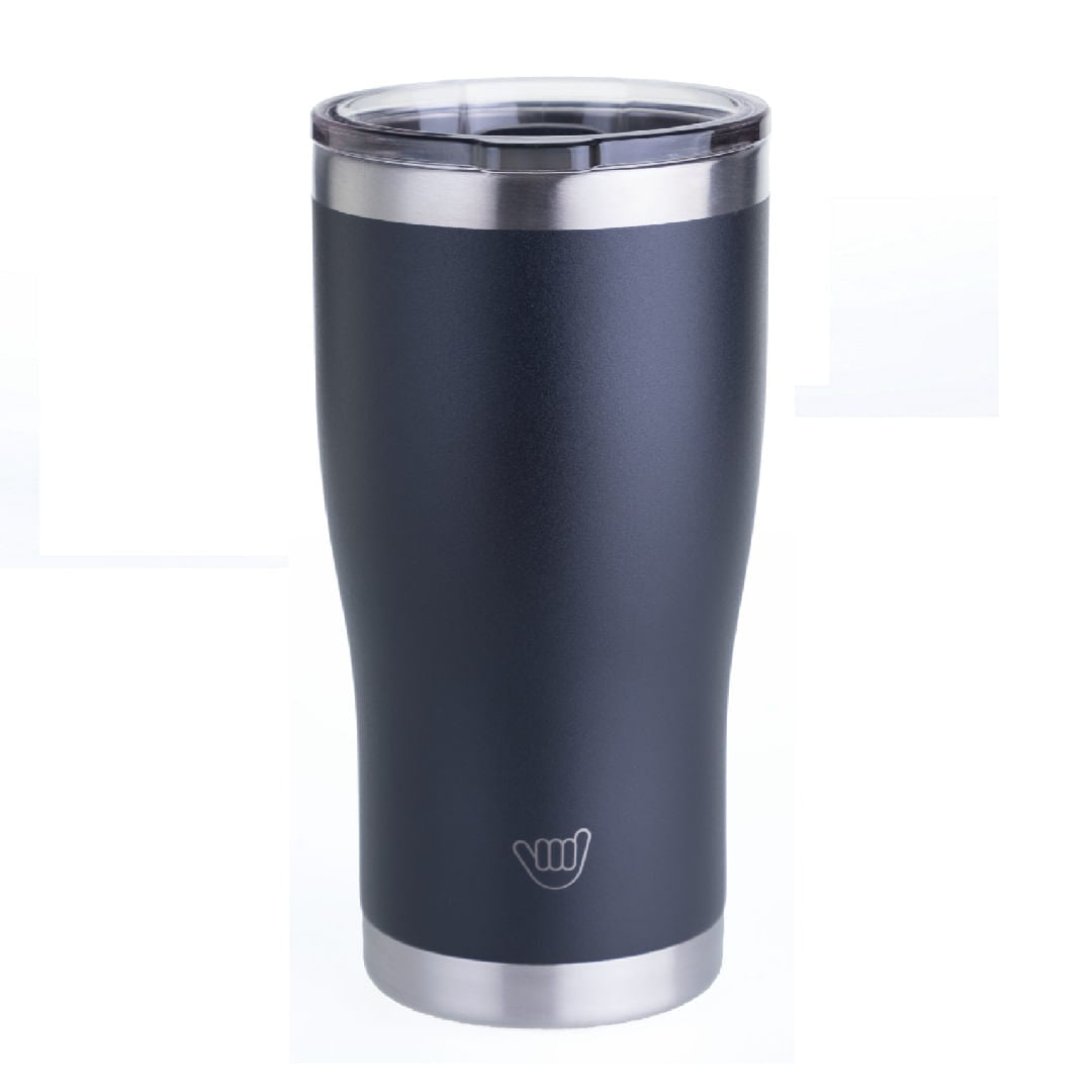 VASO DE ACERO INOXIDABLE NEGRO 590 ML