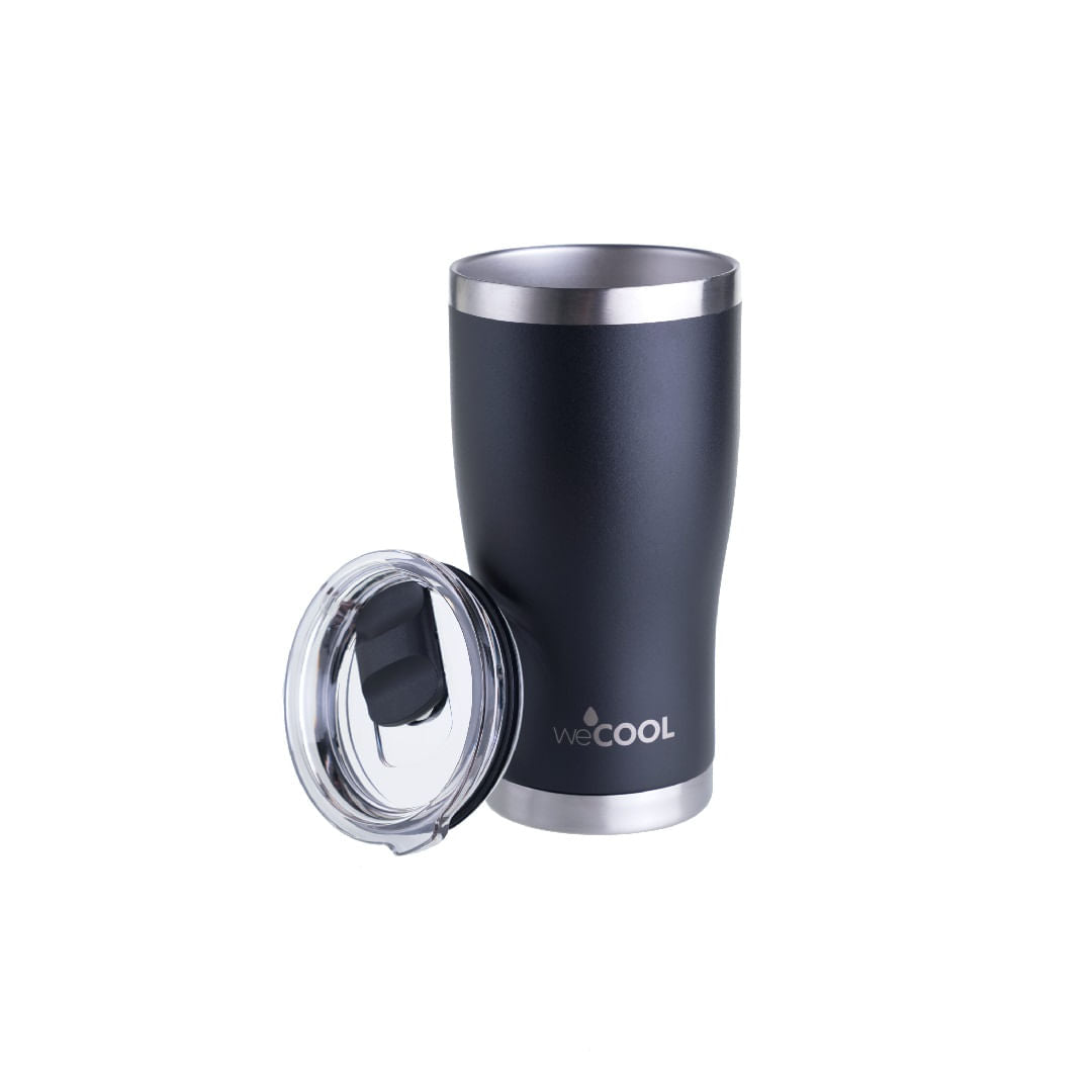 VASO DE ACERO INOXIDABLE NEGRO 590 ML