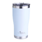 VASO DE ACERO INOXIDABLE CELESTE 590 ML