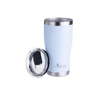 VASO DE ACERO INOXIDABLE CELESTE 590 ML
