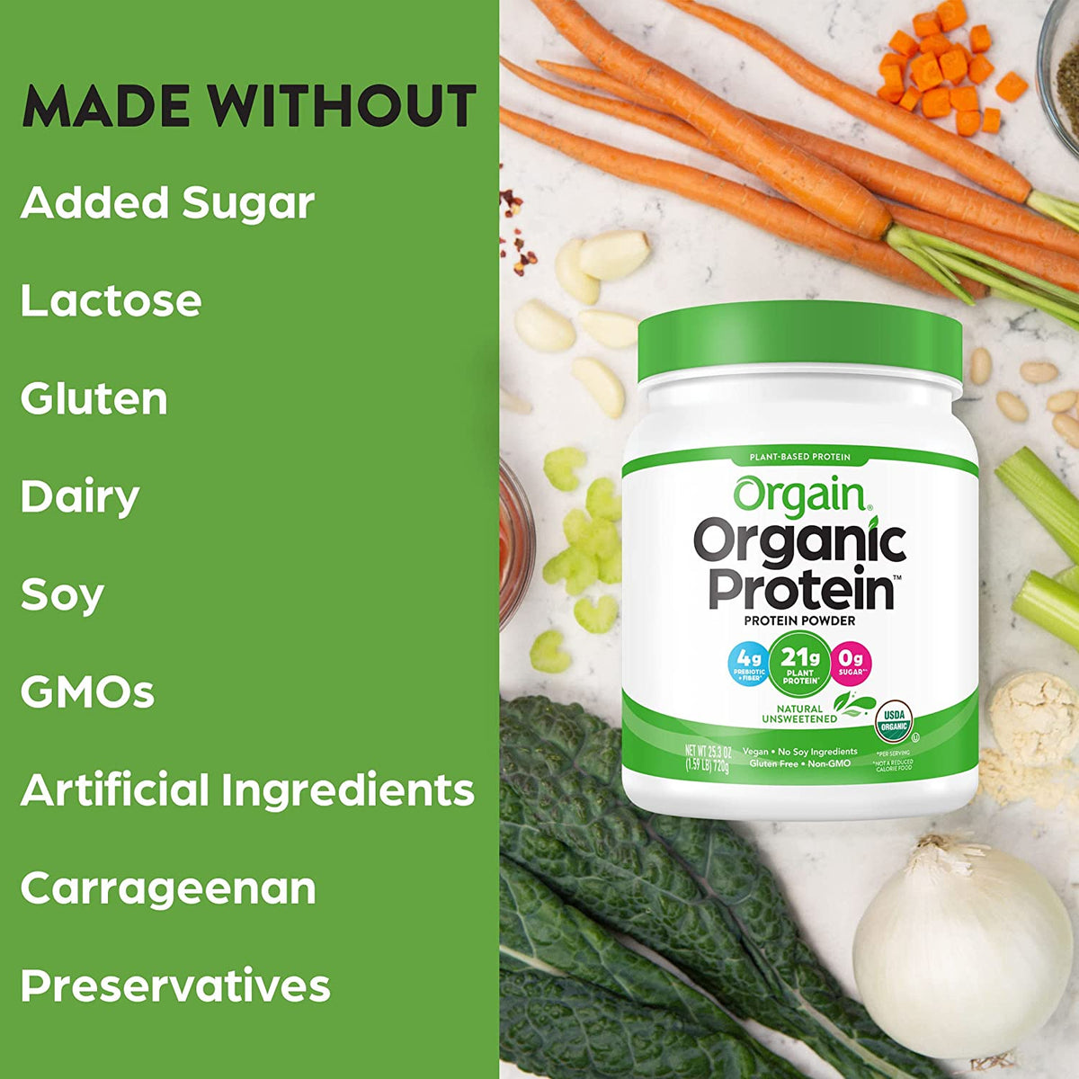 ORGAIN PROTEIN POWDER – Lab Nutrition