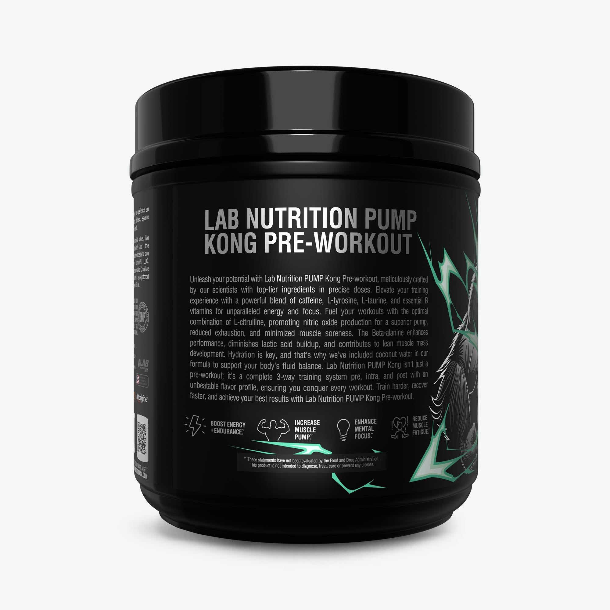 PUMP KONG PRE-WORKOUT GREEN LEMONADE 560G