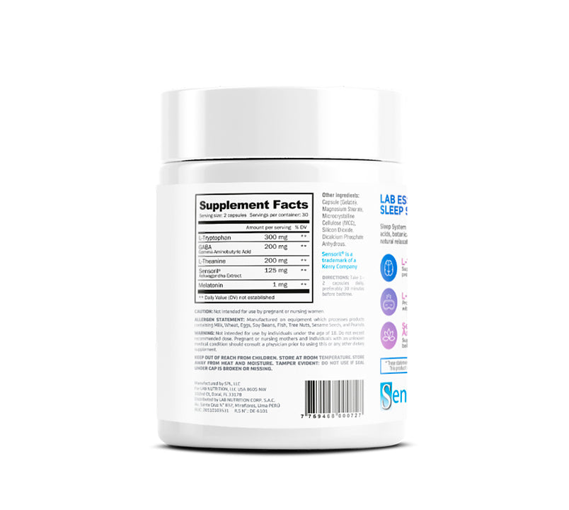 SLEEP SYSTEM MELATONIN 60CAP