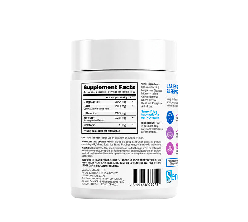 SLEEP SYSTEM MELATONIN 60CAP