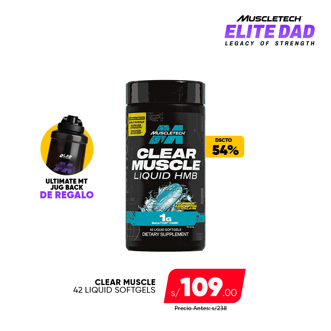 PACK CLEAR MUSCLE + GALONERA MT