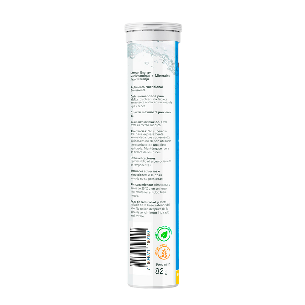 Multivitaminas + Minerales Efervecentes
