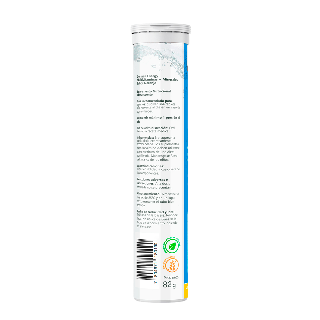 Multivitaminas + Minerales Efervecentes