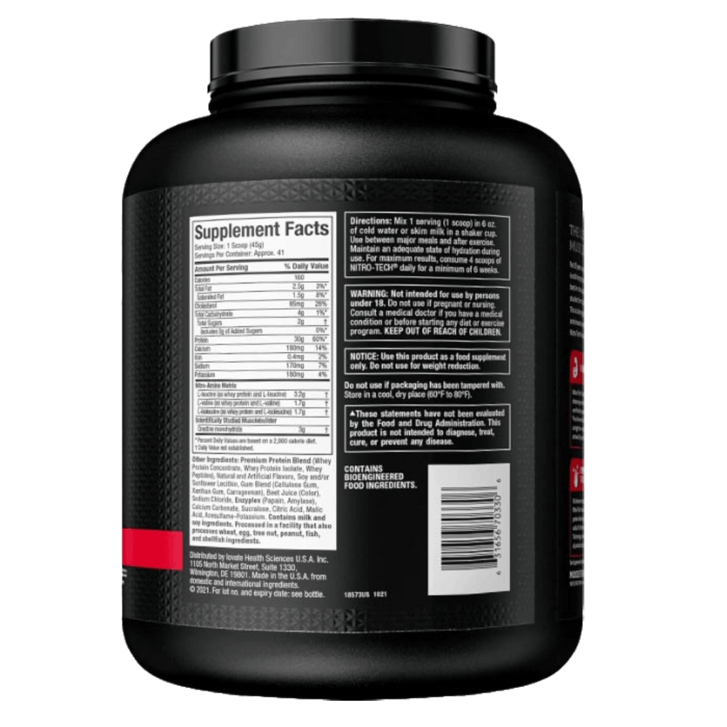 NITRO TECH PERFORMANCE STRAWBERRY(MPS) 4LB