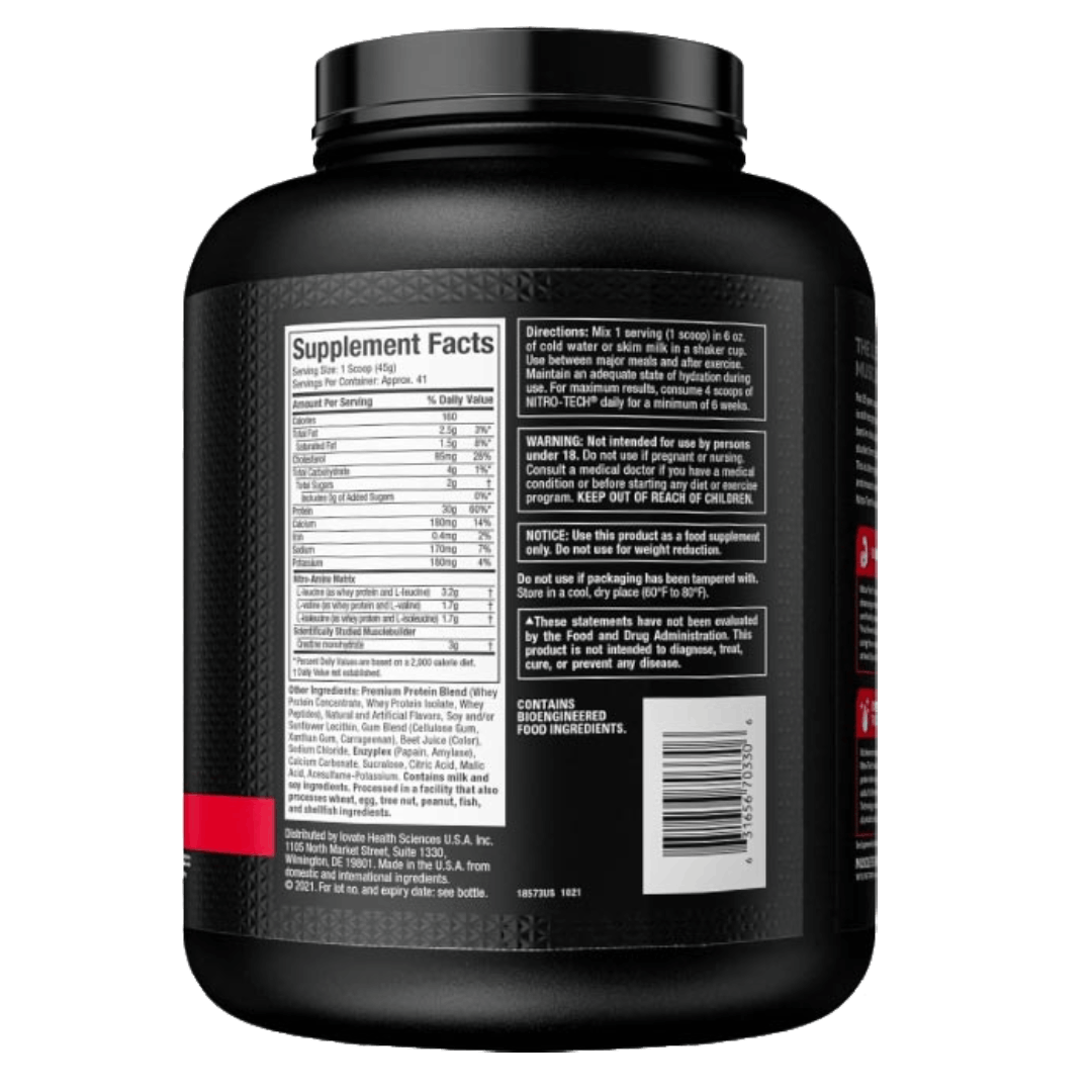 NITRO TECH PERFORMANCE STRAWBERRY(MPS) 4LB