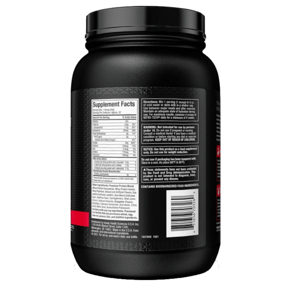 NITRO TECH PERFORMANCE STRAWBERRY (MPS)2LB