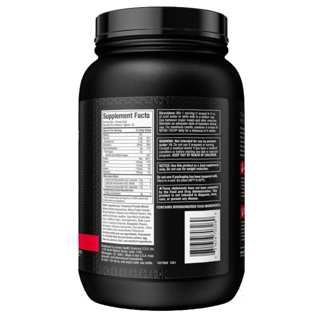 NITRO TECH PERFORMANCE STRAWBERRY (MPS)2LB