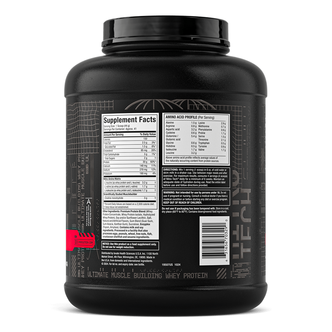 NITRO TECH PERFORMANCE VANILLA(MPS) 4LB