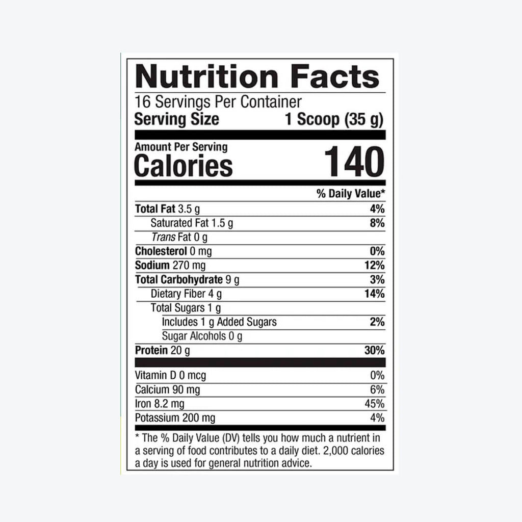 PROTEIN ORGANIC DECADENT CHOCOLATE 1.25LB