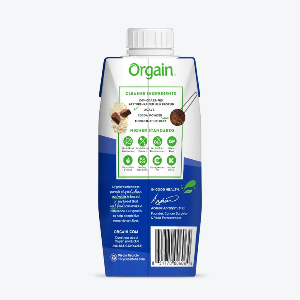 ORGAIN CLEAN PROTEÍN SHAKE CREAMY CHOCOLATE FUDGE 20gr