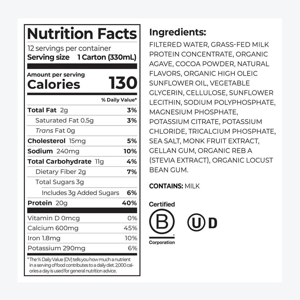 ORGAIN CLEAN PROTEÍN SHAKE CREAMY CHOCOLATE FUDGE 20gr