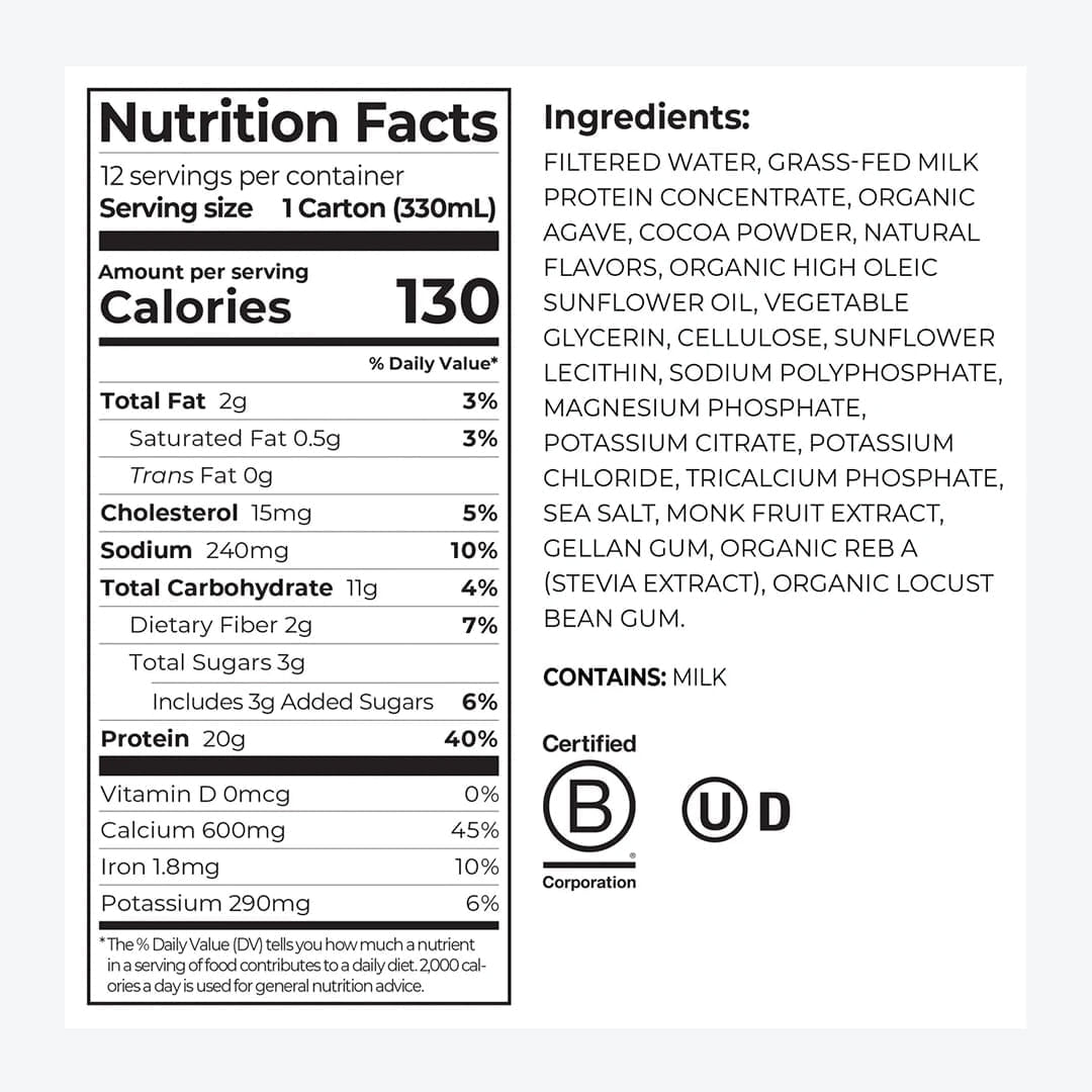 ORGAIN CLEAN PROTEÍN SHAKE CREAMY CHOCOLATE FUDGE 20gr