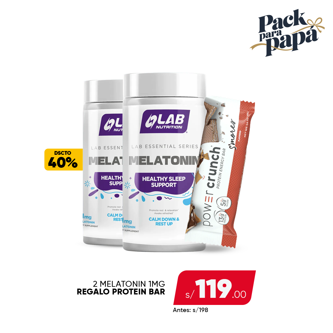 PACK 2 MELATONIN + POWER CRUNCH
