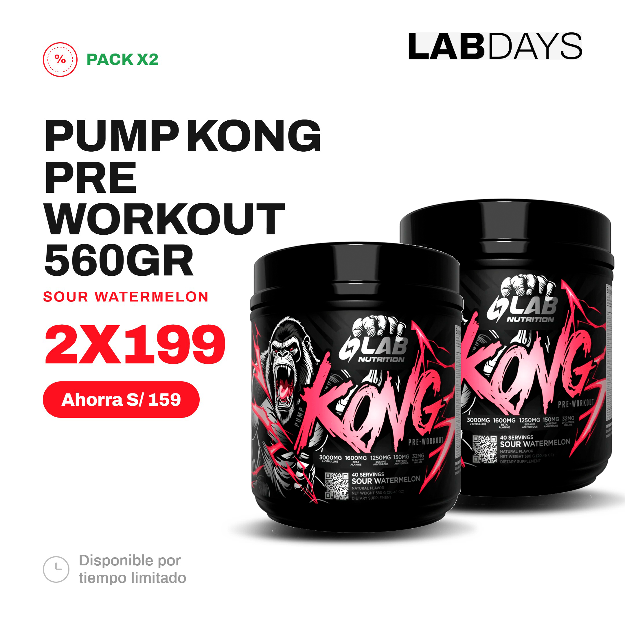PACK 2 KONG
