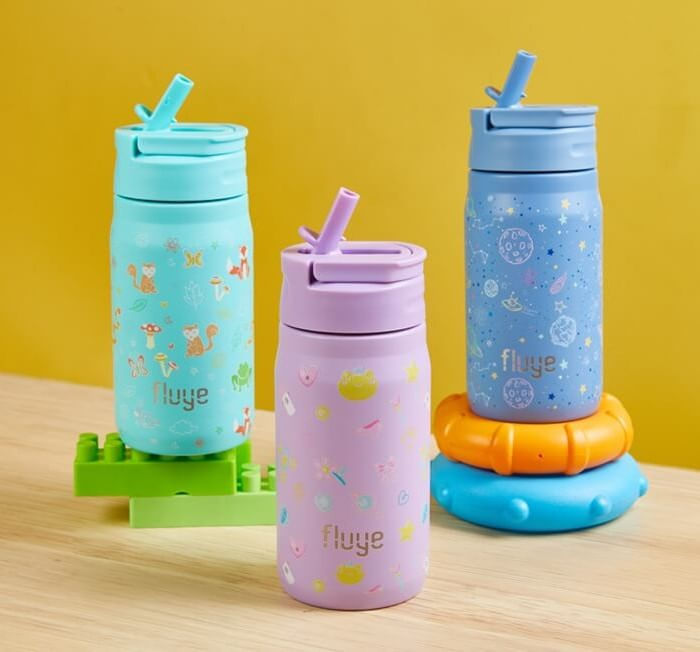 FLUYE BOTTLE KIDS BTS MORADO  350ML