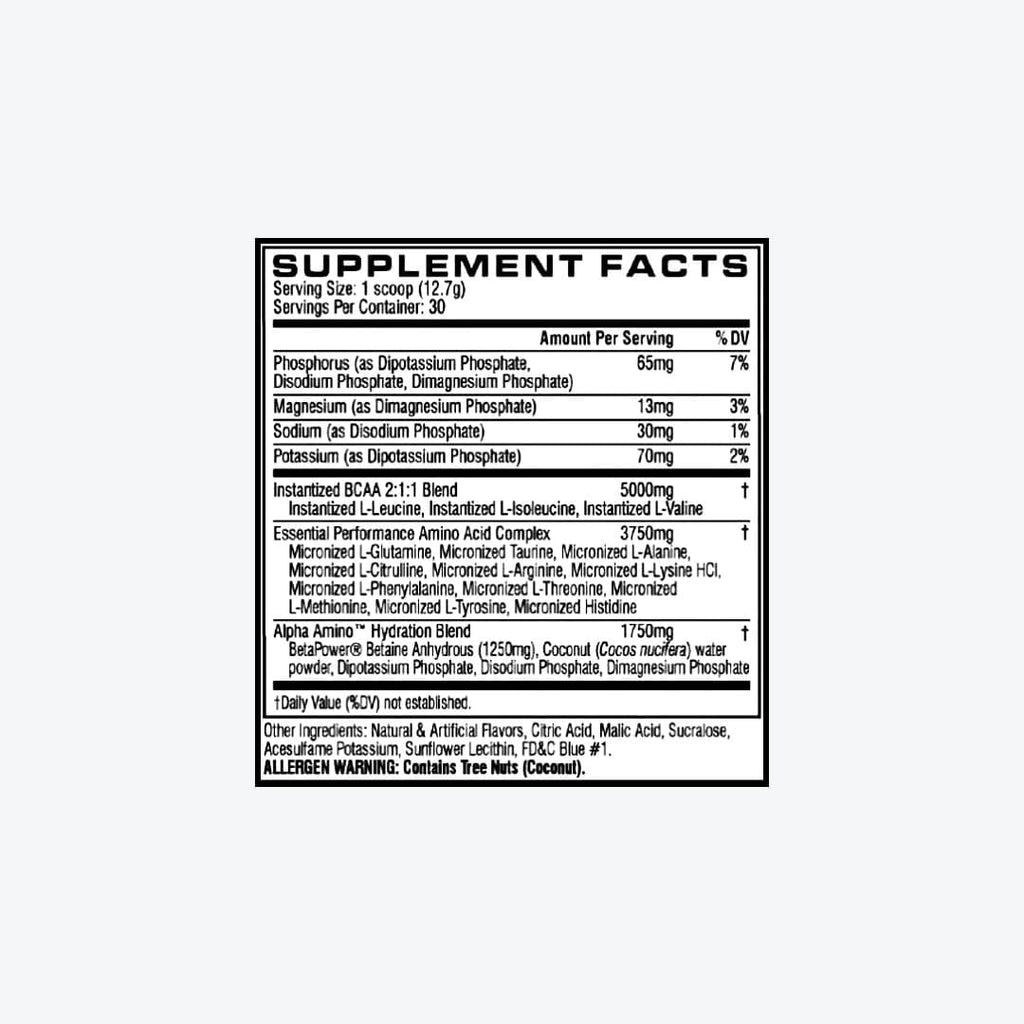 ALPHA AMINO ICY BLUE RASPBERRY 381 GR