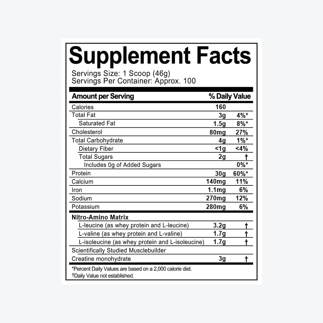 NITRO TECH PERFORMANCE MILK CHOCOLATE(MPS) 10LB