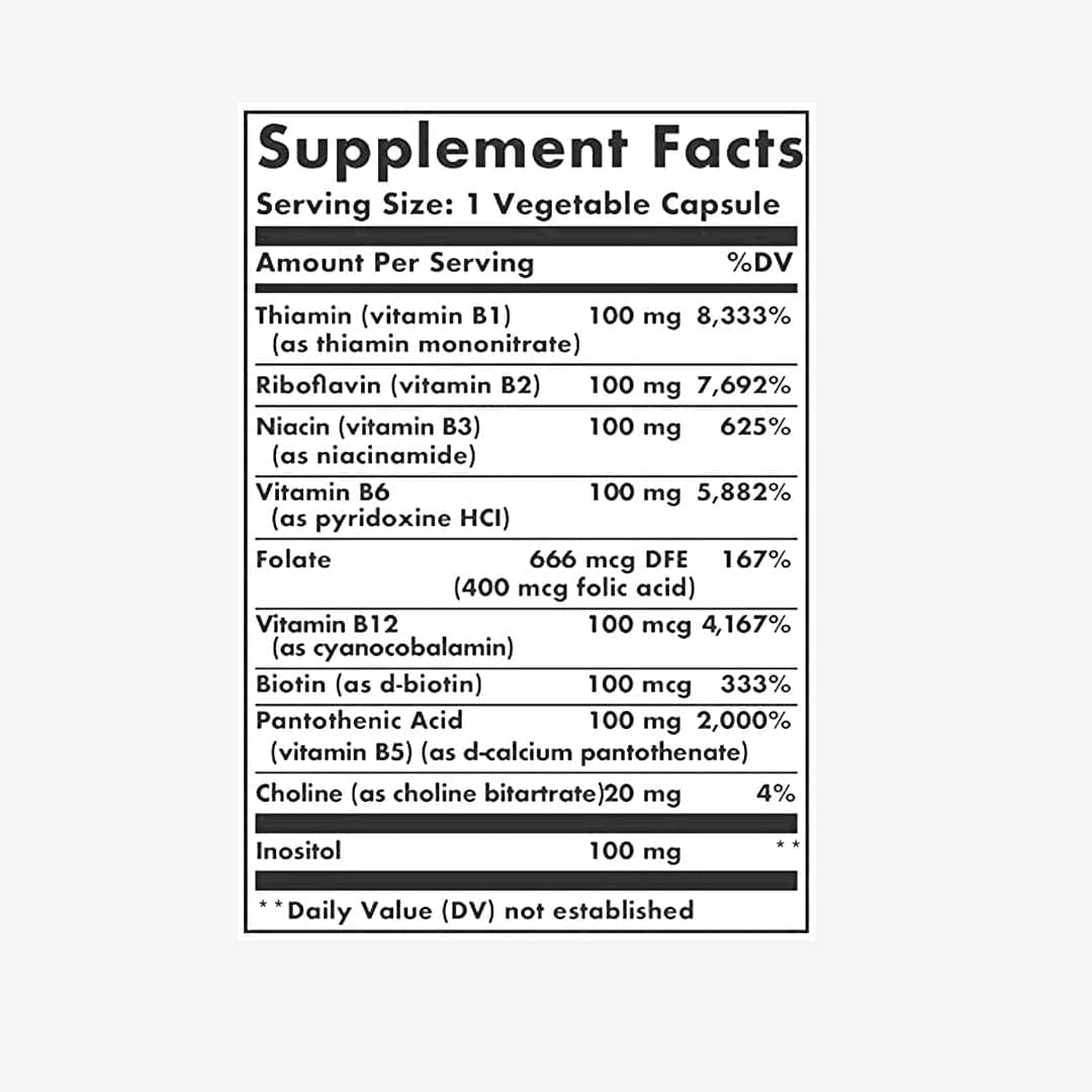 B COMPLEX 100 - 100CAP