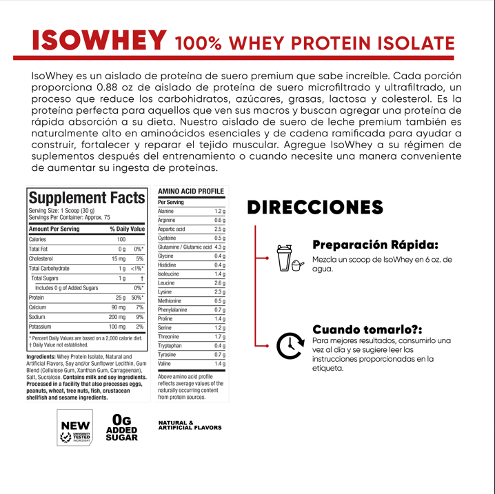 ISO WHEY 100% CHOCOLATE 5LB