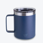 TAZA DE ACERO INOXIDABLE AZUL 360 ML