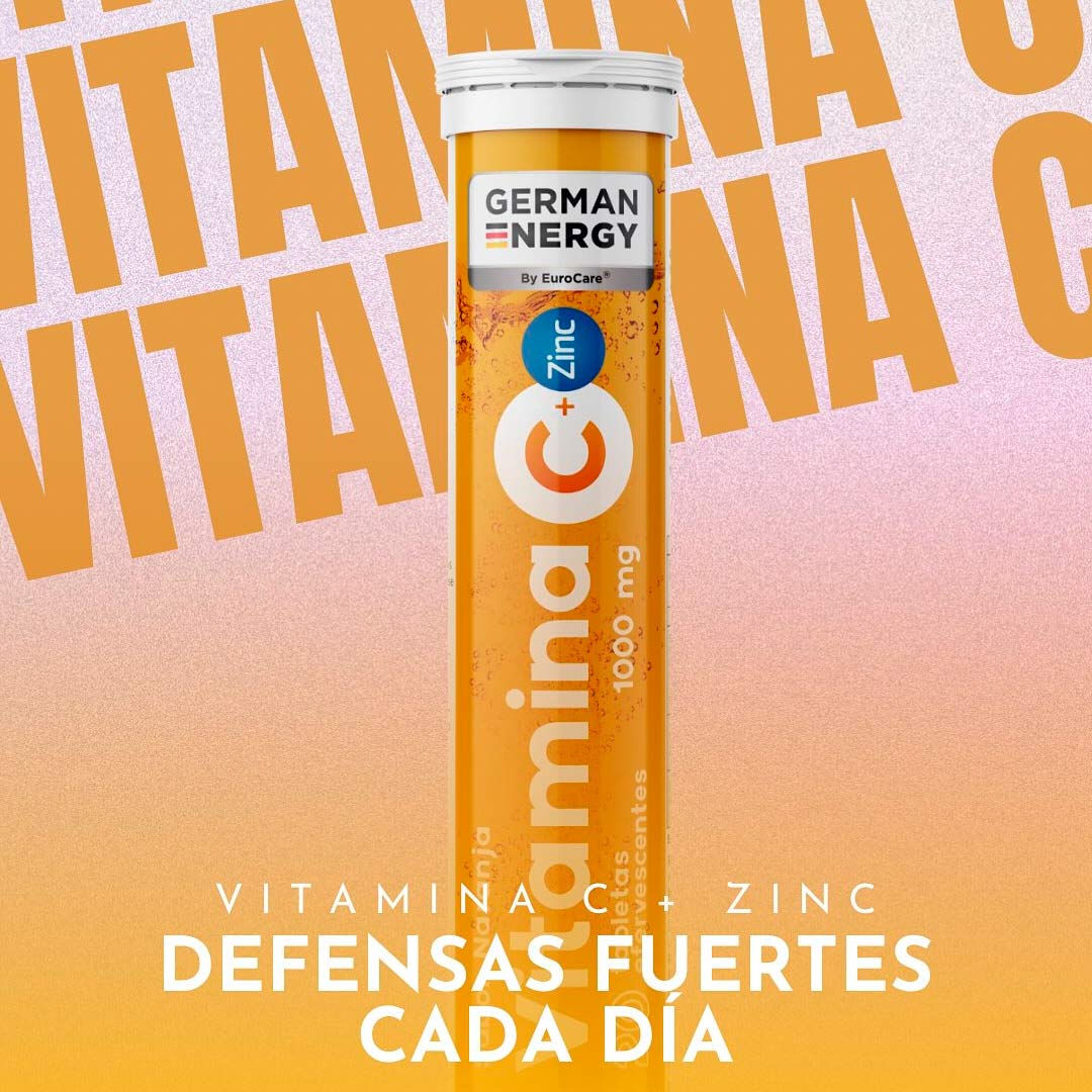 Vitamina C 1000 Mg + Zinc Efervecentes