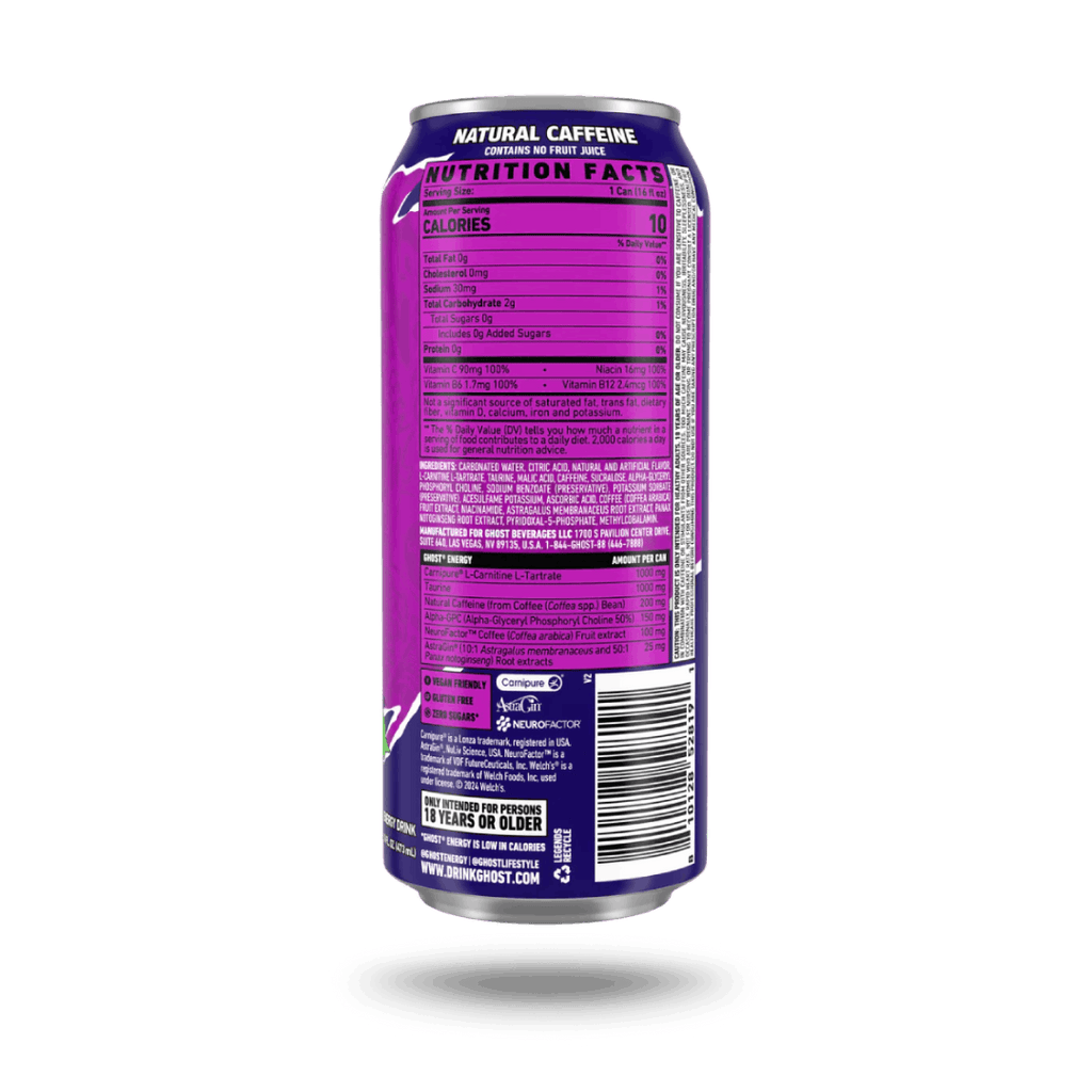 GHOST ENERGY DRINK - WELCH'S® GRAPE