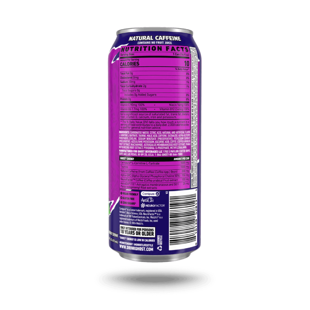 GHOST ENERGY DRINK - WELCH'S® GRAPE