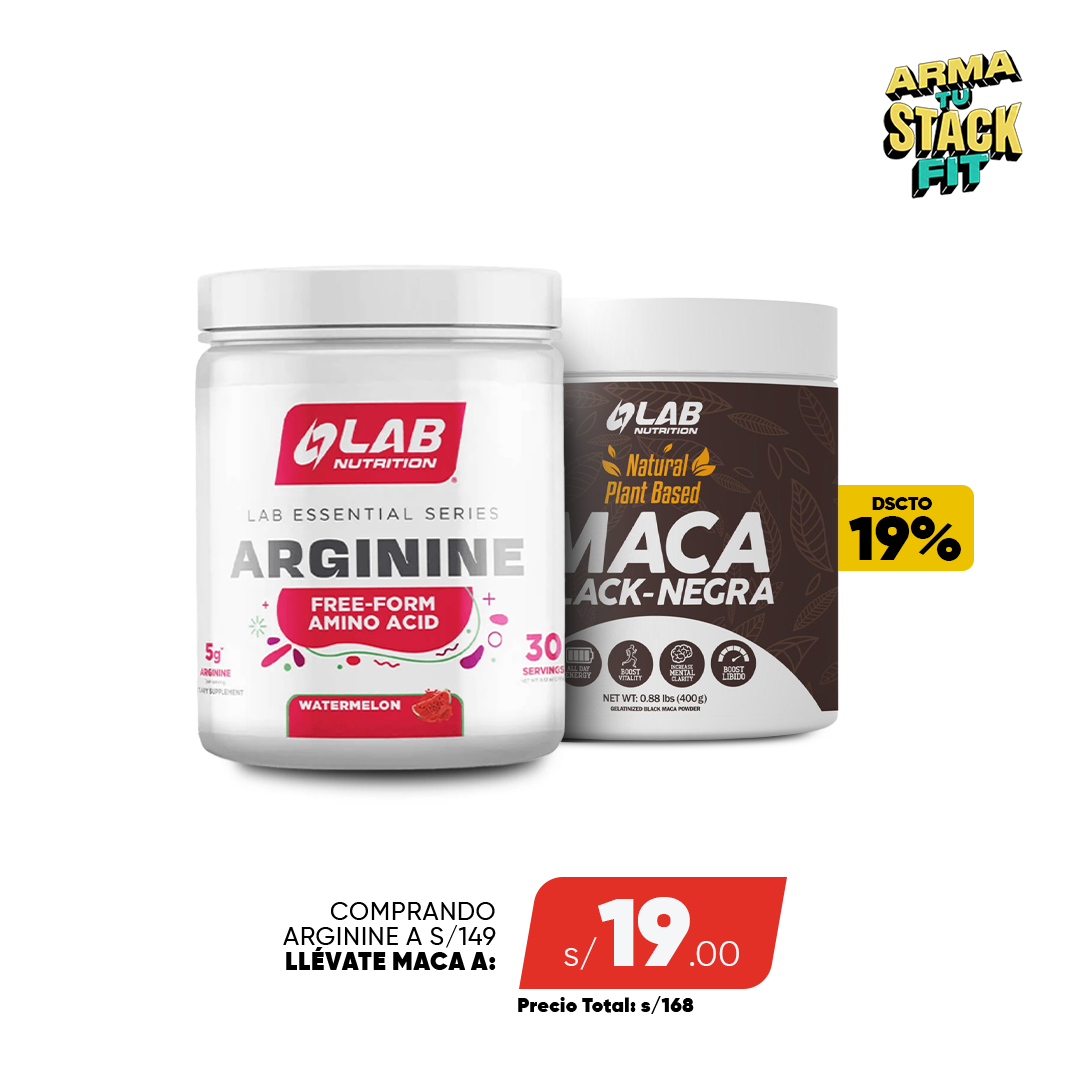 PACK ARGININA + MACA