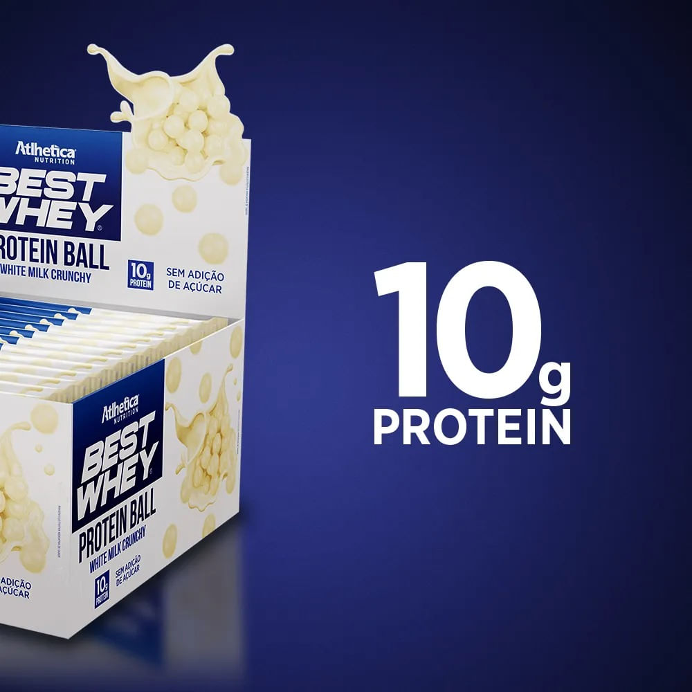 BEST PROTEIN BALL WHITE MILK CRUNCHY 10GR