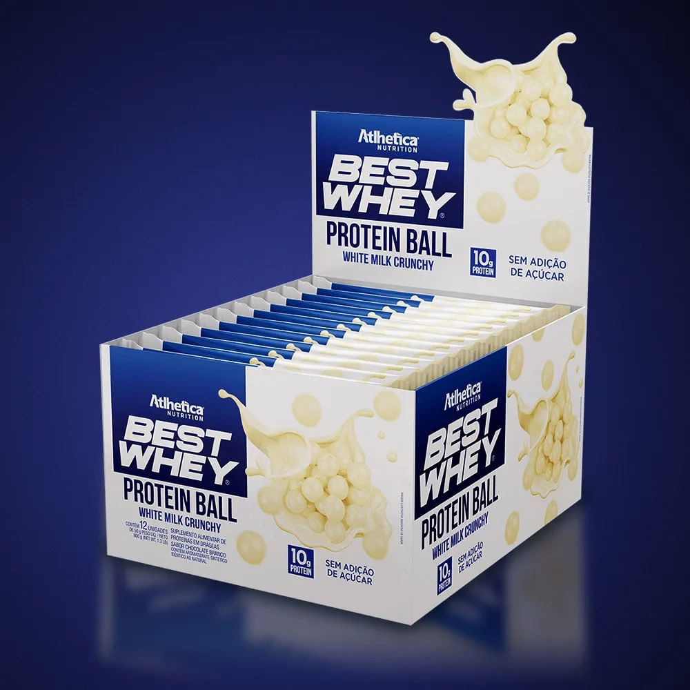 BEST PROTEIN BALL WHITE MILK CRUNCHY 10GR