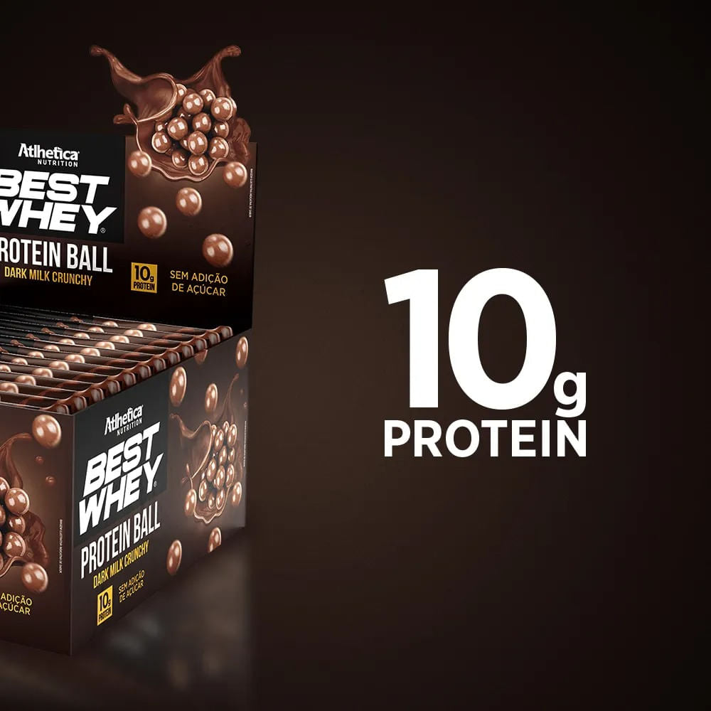 BEST PROTEIN BALL DARK MILK CRUNCHY 10GR