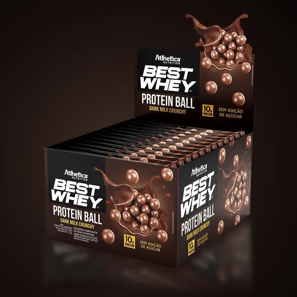 BEST PROTEIN BALL DARK MILK CRUNCHY 10GR