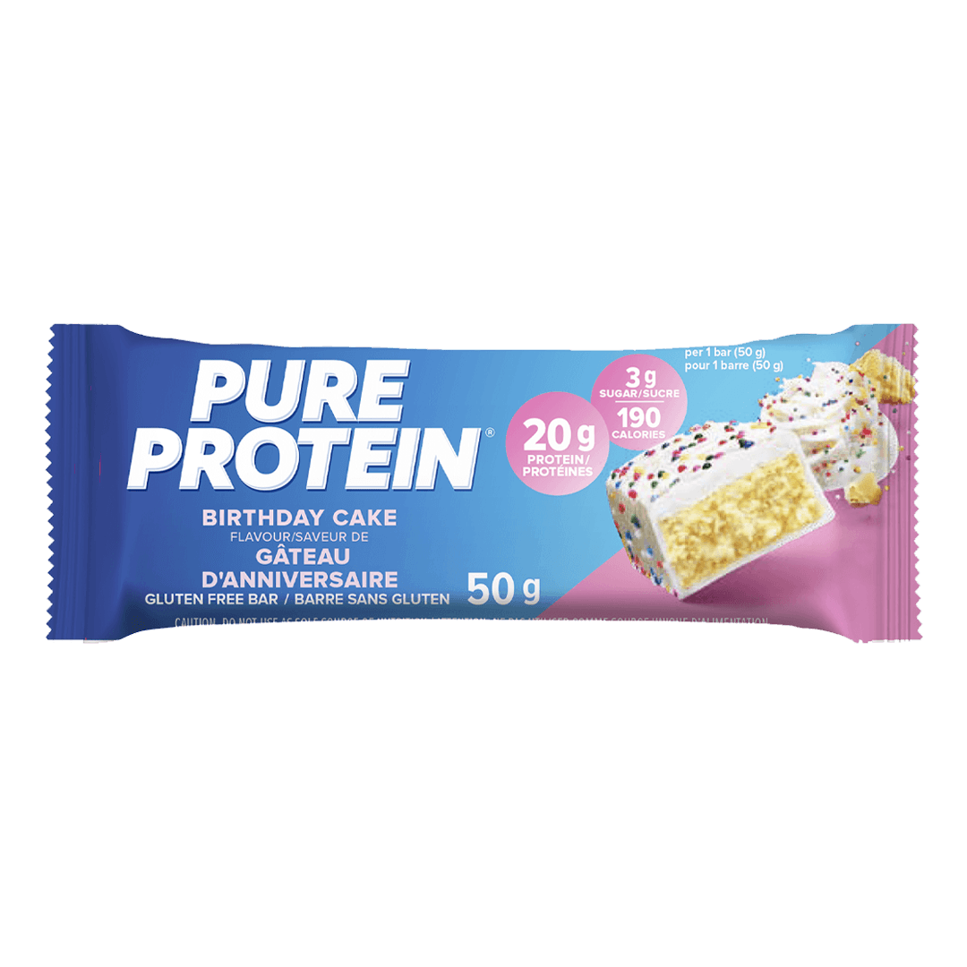 PURE PROTEIN BAR BIRTHDAY CAKE