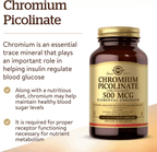 CHROMIUM PICOLINATE 500 MCG 120 CAP.