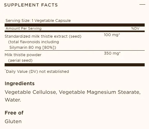 MILK THISTLE 100 CAP