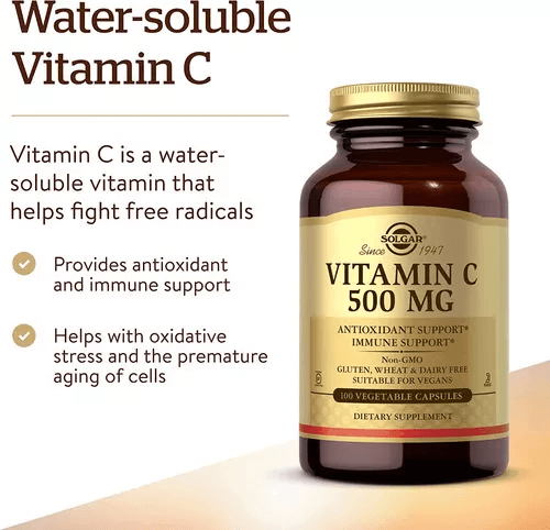 VITAMIN C 500 MG 100 CAP.