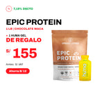 PACK EPIC PROTEIN CHOCOLATE MACA + GEL HUMA GRATIS