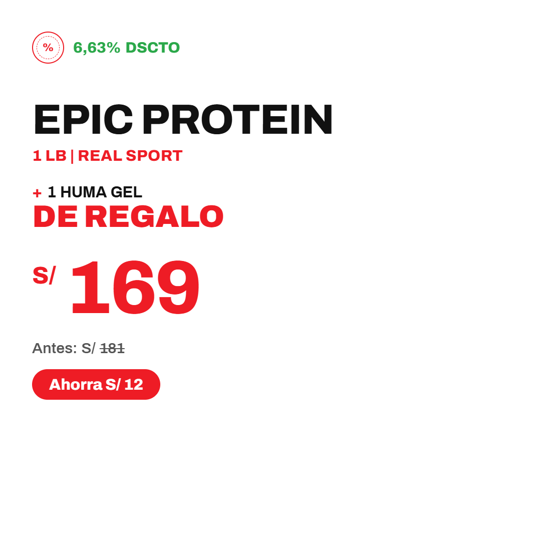 PACK EPIC PROTEIN COFFE COMPLET + HUMA DE REGALO