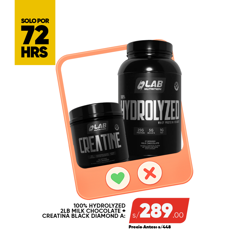 PACK HYDROLYZED 2LB + CREATINA BD
