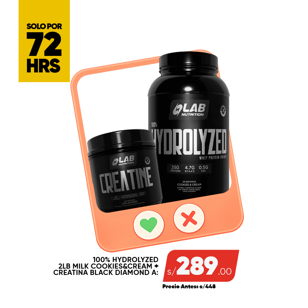 PACK HYDROLYZED 2LB + CREATINA BD