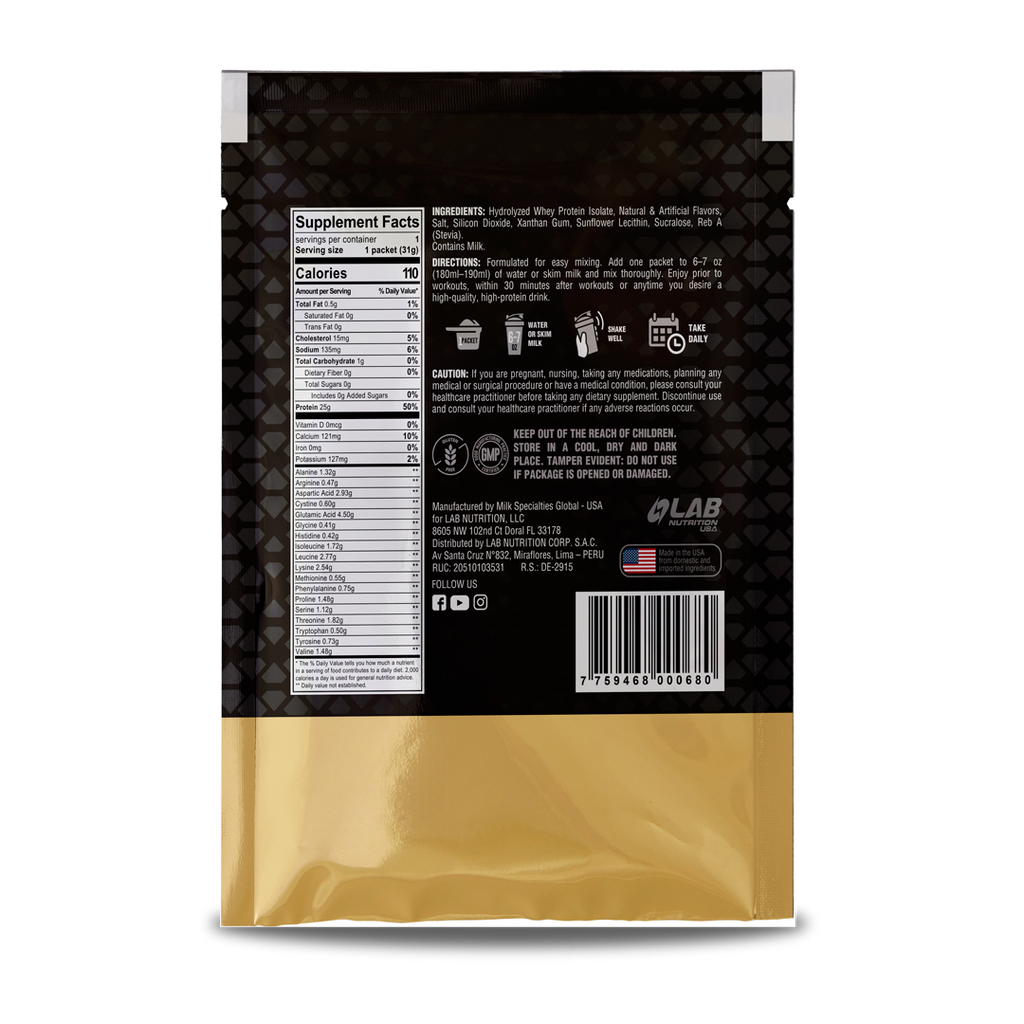On the Go  100% Hydrolyzed 1serv