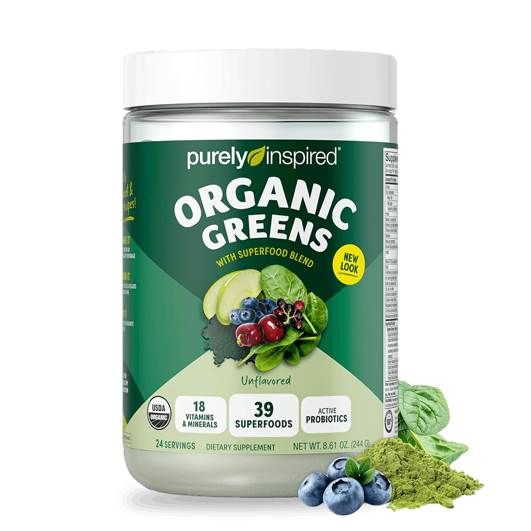 ORGANIC GREENS UNFLAVORED 243GR