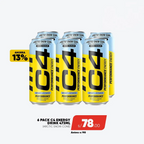 PACK C4 ENERGY 6UND