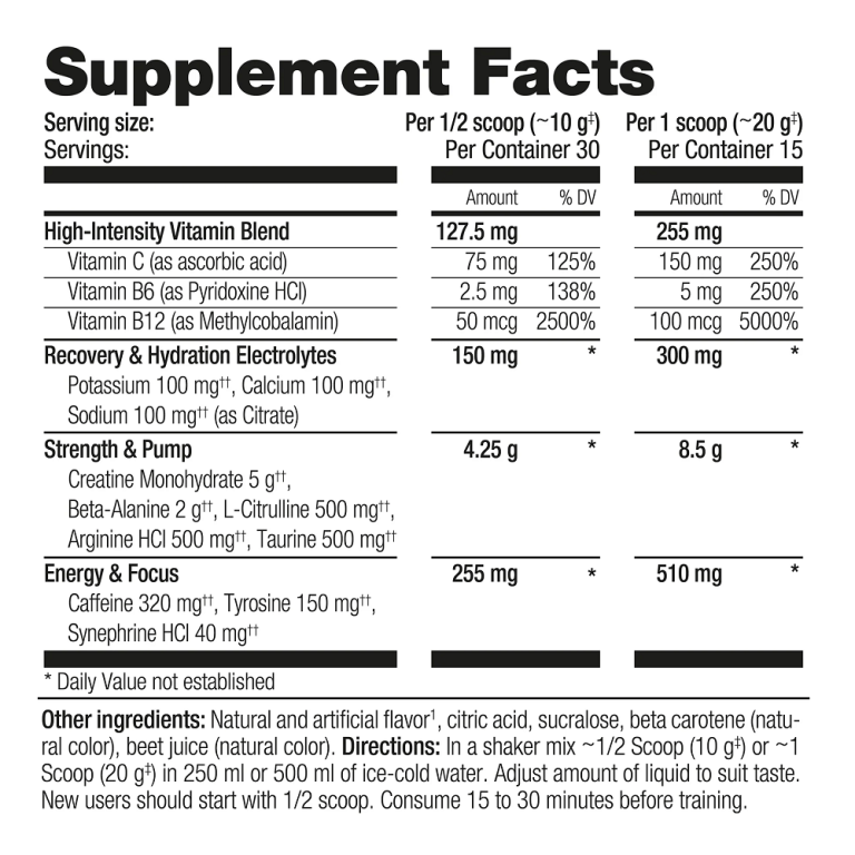 PSYCHOTIC FRUIT PUNCH 30 SERV